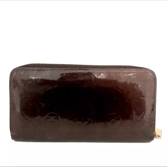 100% Authentic Louis Vuitton Monogram Vernis Zippy Wallet Patent - Picture 10 of 15